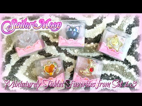 Sailor Moon Miniaturely Tablet Favorites from Set 1-3 ~ セーラームーン