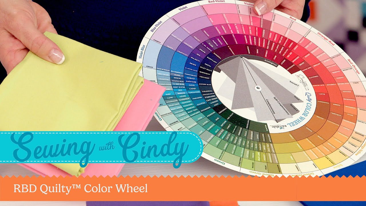 Color Theory -- New Quilty™ Color Wheel using our Confetti Cotton solid fabrics!