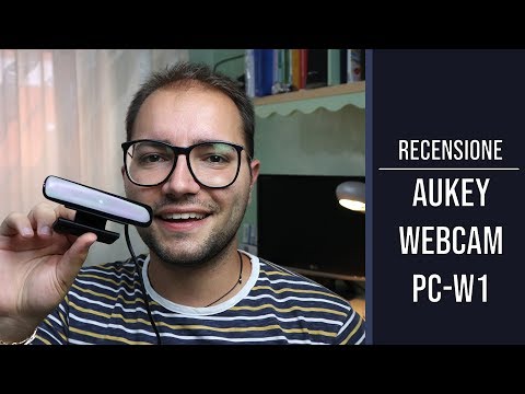 Internetinė kamera Aukey PCW1, Full HD Juoda video