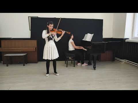 Lamija Šišić: D. Kabalevsky - Concerto for violin and orchestra Op. 48, in C major (1st movement)