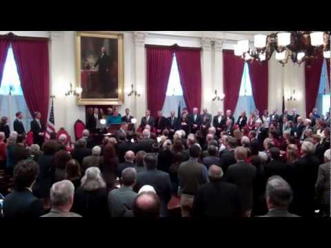 Nicole Nelson Sings at VT Governor Peter Shumlin's Inauguration January 10, 2013