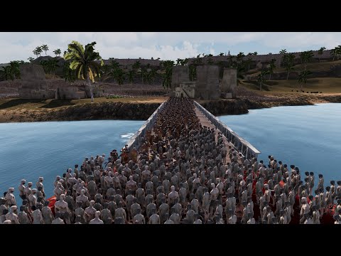 2 Million Zombies Attack 3 Bridges vs Defenders Ultimate Epic Battle Simulator 2