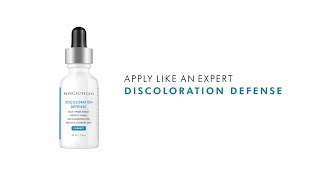 SkinCeuticals: How To Apply Discoloration Defense