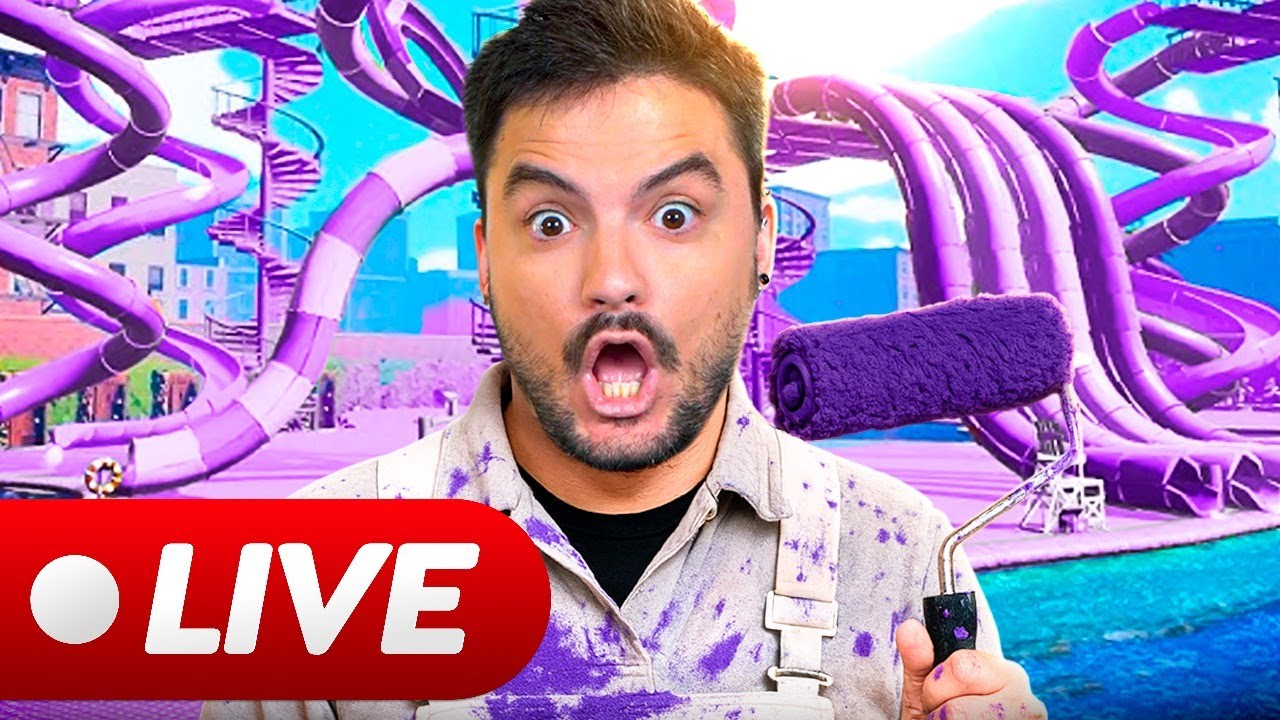 LIVE - A NOVA ÁREA ROXA DO PAGA E MÓIA! #7