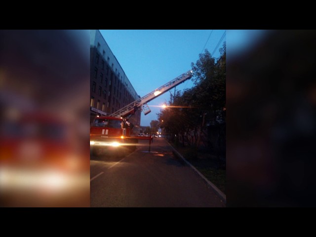 Ночью в Ангарске загорелась квартира.