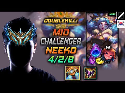 Challenger Mid Neeko Build Hextech Rocketbelt Arcane Comet - Neeko Mid vs Zoe - LOL KR 13.6