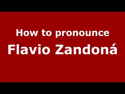 How to pronounce Flavio Zandoná (Spanish/Argentina) - PronounceNames.com