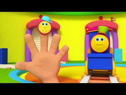 Bob Zug Finger Familie | Kinderlieder | Gedicht für Kinder | Kids Rhyme | Bob Train Finger Family