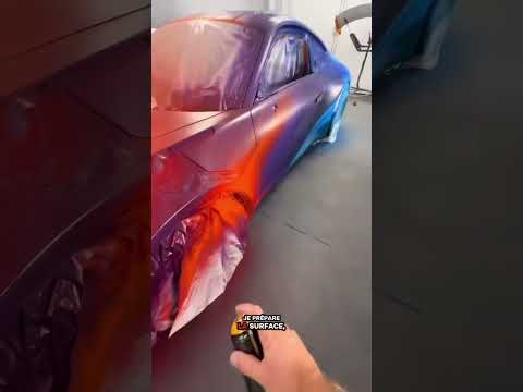 Une customization de peinture unique sur cette gt3 #automobile #carpainting #customization
