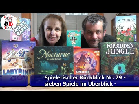 Spielerischer Rückblick Nr. 29 - sieben Brettspiele im Überblick - Die Brettspieltester