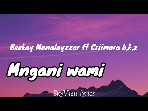Viano(Mngani wami) lyrics - Beekay Monalayzzar ft Criimora b.k.z