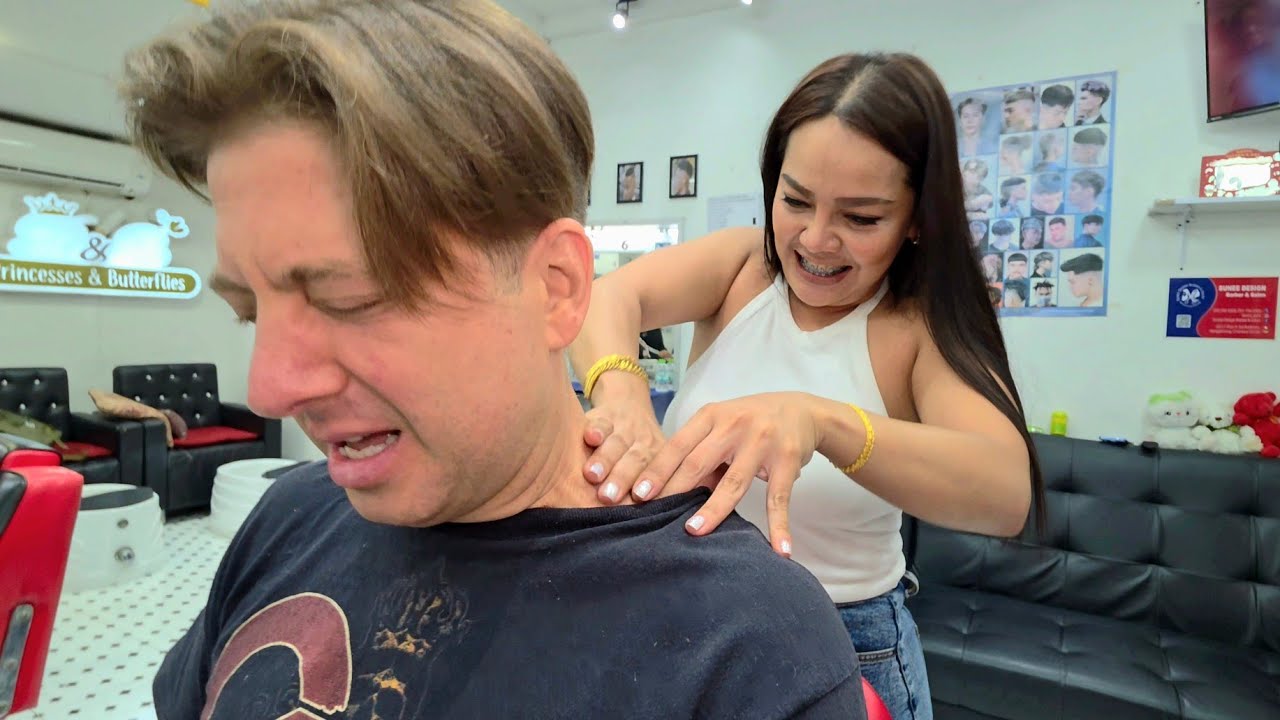 💈She Wanted To Do More Than Just a Shave. Pattaya, Thailand 🇹🇭
