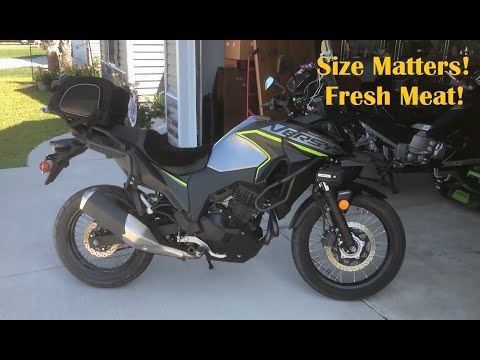 Size Matters!   My new 2019 Kawasaki Versys X300