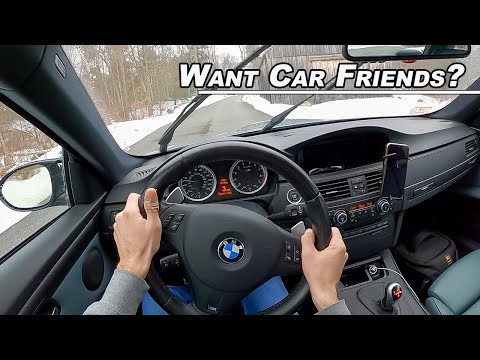 Here's How You Can Make Car Friends - BMW E92 M3 POV Drive