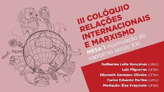 Acumulação do capital no século XXI | III Colóquio Relações Internacionais e Marxismo
