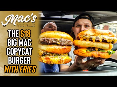 Comendo Big Macs, mas eles estão