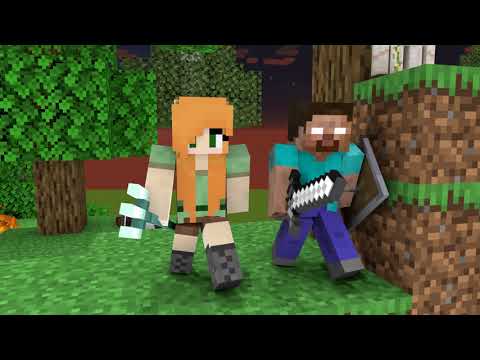 Herobrine and Alex Become Heroes - Minecraft Animation