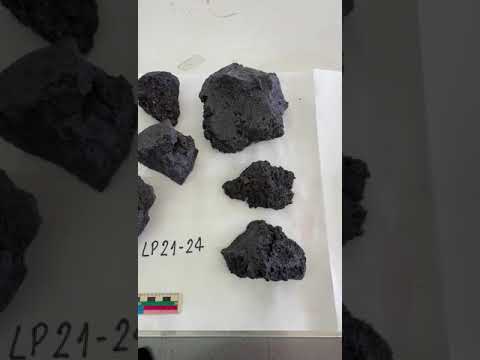 ROCKS & MINERALS: Lava and Tephra samples from first days of the 2021 LA PALMA VOLCANO ERUPTION