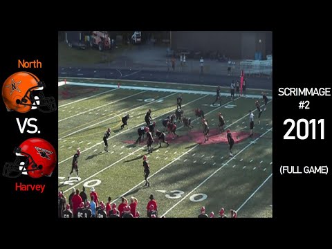 Scrimmage - North Rangers vs. Harvey Red Raiders - 2011 Ohio HS Football (FULL GAME)