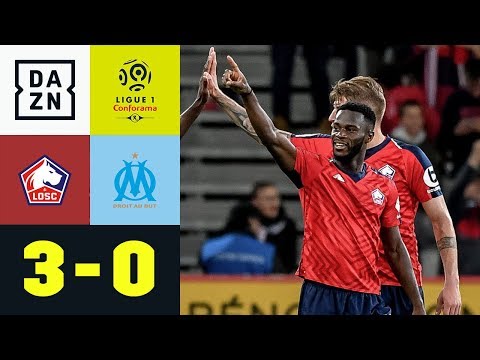 Zwei Elfmeter bringen Entscheidung für OSC Lille | Ligue 1: Lille - Marseille 3:0 | DAZN Highlights