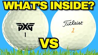 CUTTING OPEN PXG vs Titleist Pro V1x (What’s Inside?) 🏌️♂️