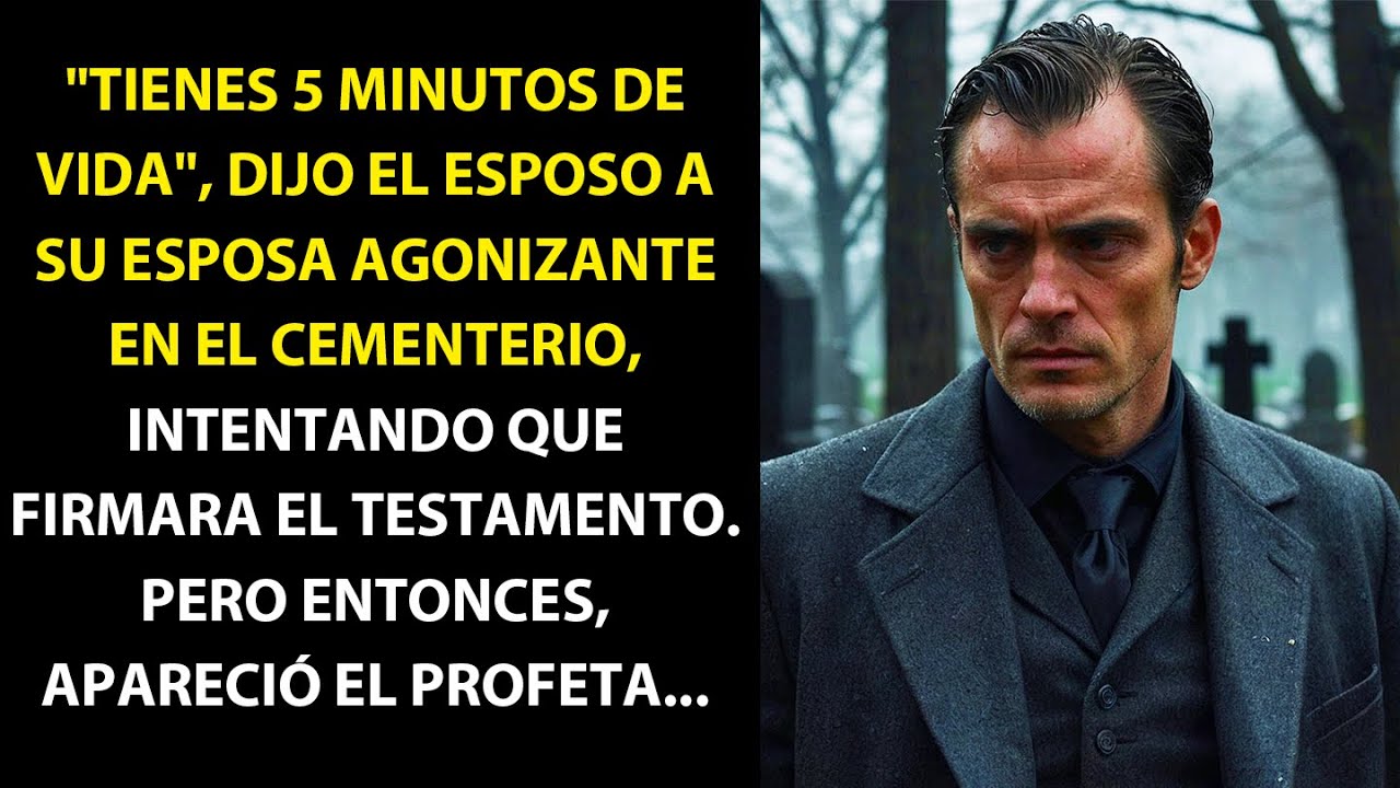 "TIENES 5 MINUTOS DE VIDA", DIJO EL ESPOSO A SU ESPOSA...AGONIZANTE EN EL CEMENTERIO PERO PROFETA...