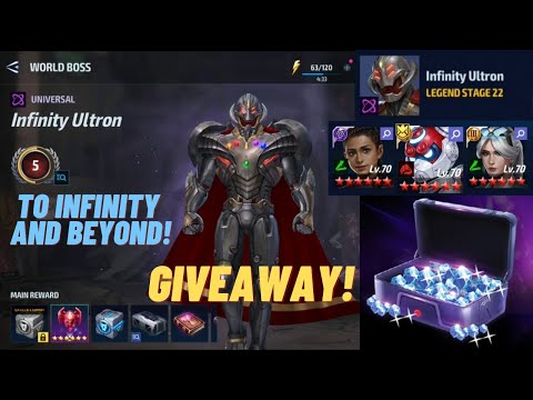 MAKKARI & SHARON ROGERS vs INFINITY ULTRON Stages 21-22?! (16% pierce) - Marvel Future Fight