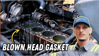 CRACKED HEAD?? - Forklift Head Gasket Repair, NO START Troubleshooting on a GENI