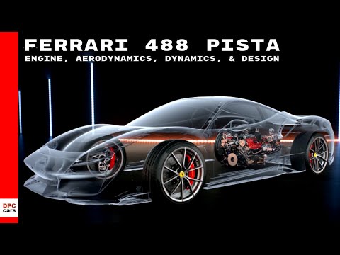 Ferrari 488 Pista Engine, Aerodynamics, Dynamics, & Design