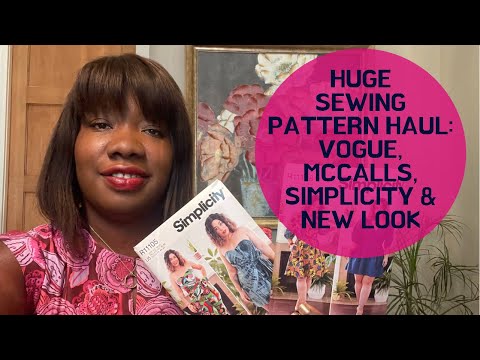 Huge Summer Sewing Pattern Haul McCall’s Vogue New Look & Simplicity : Wovens and knits DIY