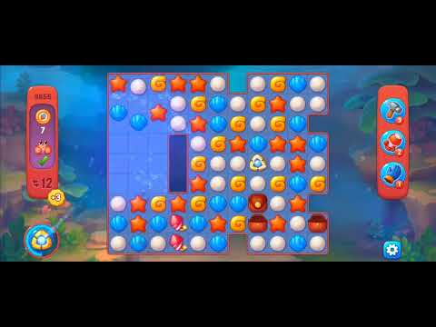 Fishdom Hard Level 9856 (with Double Lightning Boosters) @choraelmin