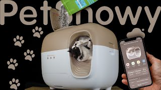 PetSnowy Snow+ -  Automatic Self-Cleaning Cat Litter Box - Self-Packing - WOW!
