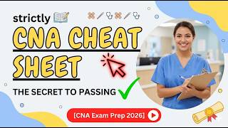 The Secret CNA Cheat Sheet That Helped Me Pass (Guaranteed Pass!) #nursingstudent #nursingassistant