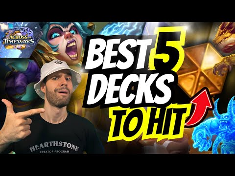 🏆 TOP 5 BEST DECKS After the Mini-Set! | 🔥 Hearthstone Meta Report