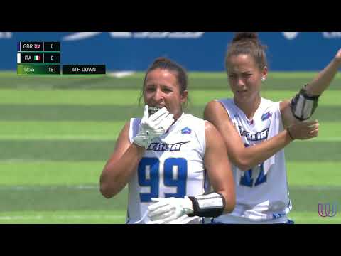World Games 2025 - GREAT BRITAIN 26 vs ITALY 13 #flagfootball #greatbritainitaly #female