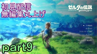 【初見配信】ゼルダの伝説　ブレスオブザワイルド　9日目【無編集丸上げ】