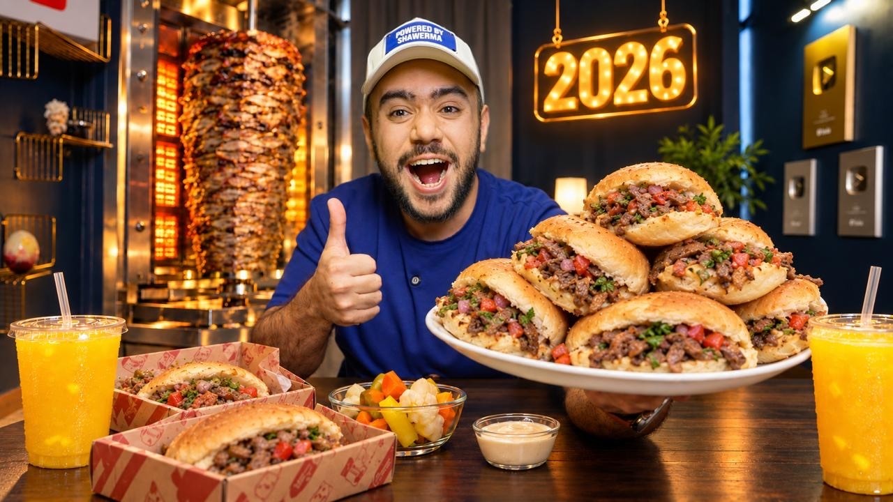 شاورما اللحمة الجيل القديم VS الجيل الجديد🥩- احسن شاورما لحمة مصري 2026  🇪🇬
