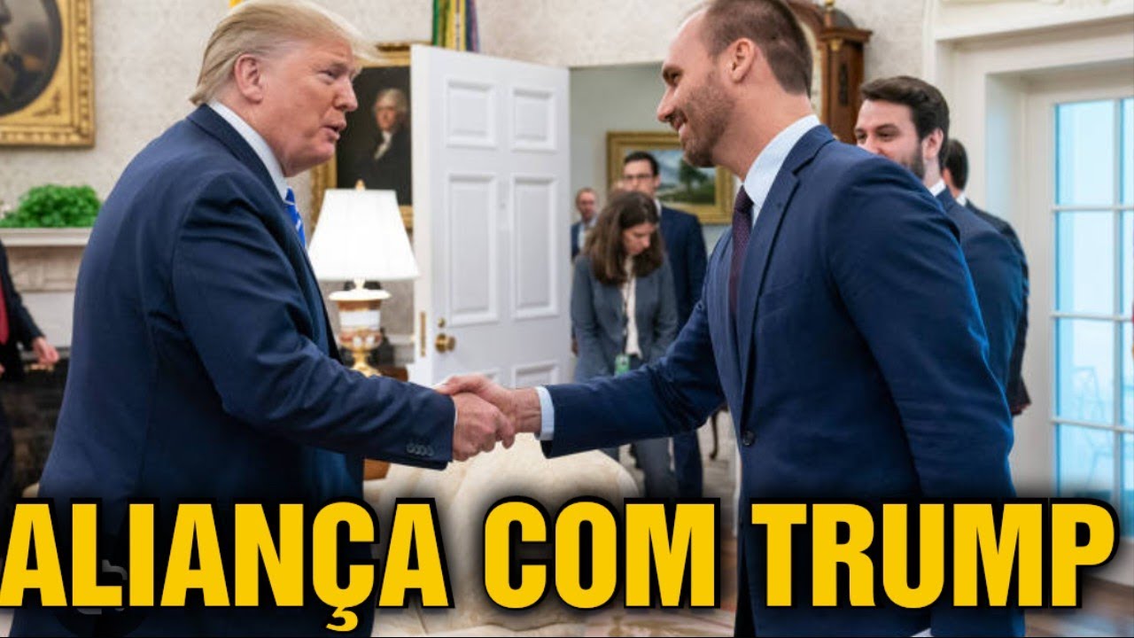 #1 POSSE DE TRUMP! EDUARDO FAZ ALIANÇA! CASSAÇÃO DO VISTO DE MORAES