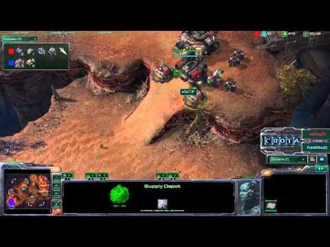 StarCraft 2 - SC271 - oGsTop (T) vs PainKiller (Z) on Blistering Sands Part 1
