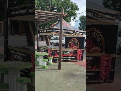o melhor churrasco grego da região em ibipitanga Bahia na praça da feira