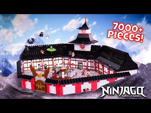 I Built ULTIMATE Ninjago Monastery of Spinjitzu....