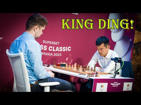 KING DING!! Bogdan-Daniel Deac vs Ding Liren || Superbet Chess Classic 2023-  R9