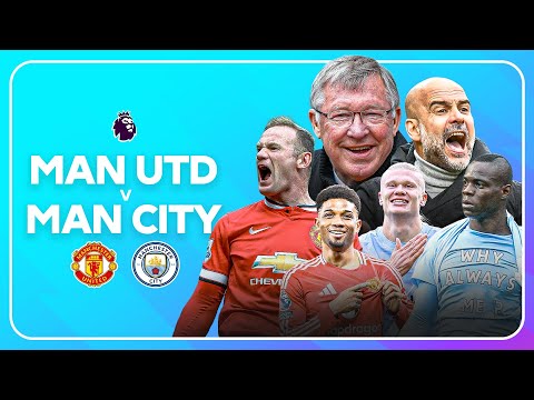 10 Classic Manchester Derby Matches | Extended Highlights