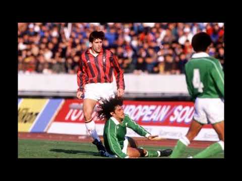 MILAN - ATLETICO NACIONAL MEDELLIN: 1-0 ALBERICO EVANI GOL COPPA INTERCONTINENTALE 17 DICEMBRE 1989