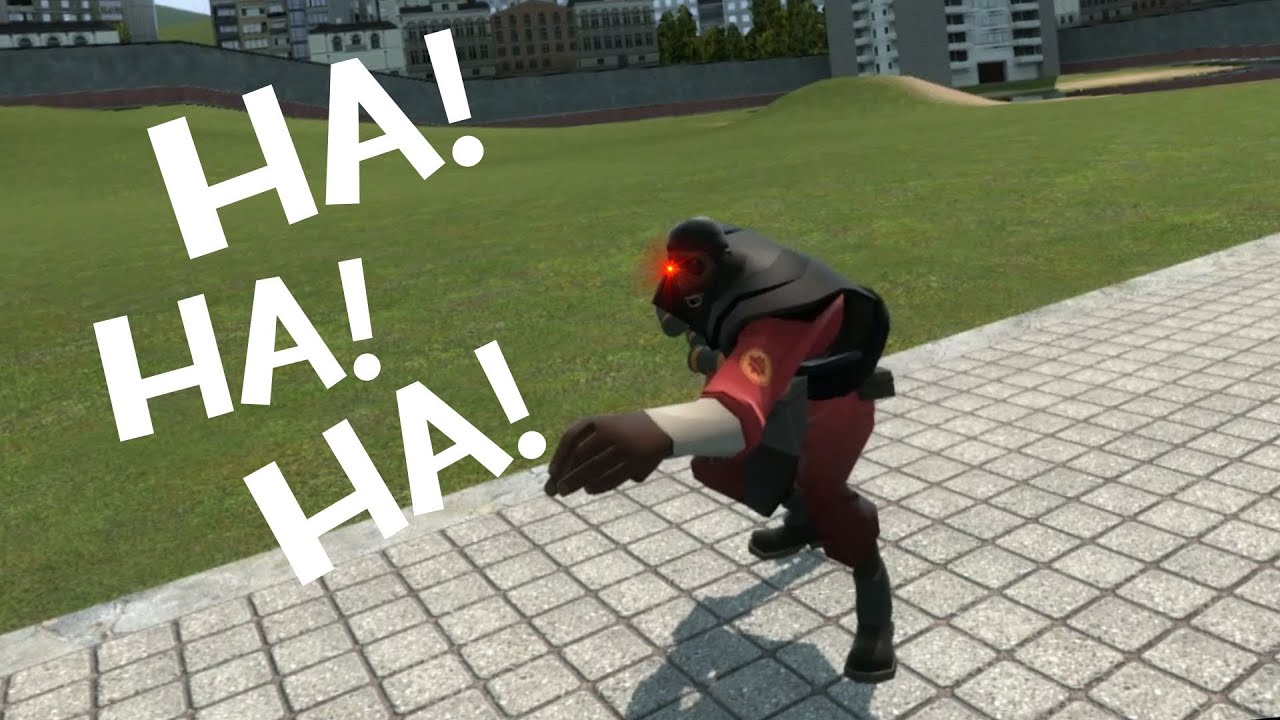[ORIGINAL] Demoman laughing but he has a stroke and almost crashes