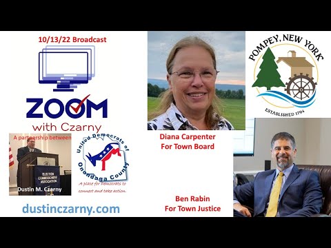 Zoom with Czarny: Pompey Town Candidates Diana Carpenter and Ben Rabin ...