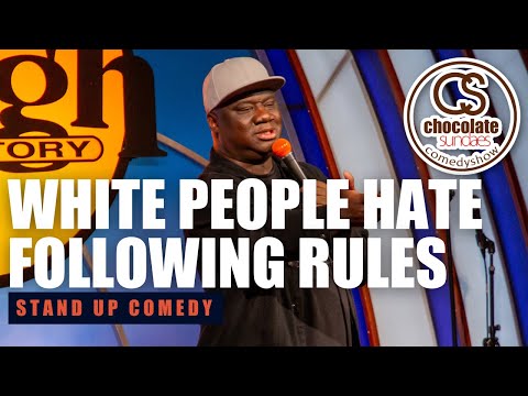 White People Hate Following Rules | Comedian Trixx | Chocolate Sundaes Standup Comedy