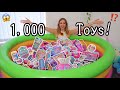 I FILLED MY SWIMMING POOL WITH 1 000 MYSTERY TOYS ️ LUCKY DIP CHALLENGE Rhia Official