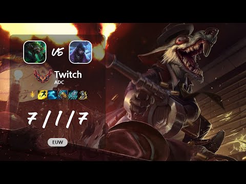 Twitch ADC vs Aphelios - EUW GrandMaster Patch 13.11