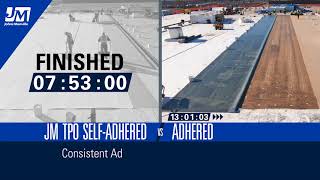 JM TPO Self Adhered vs Adhered